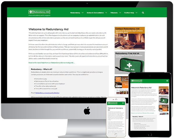 Redundancy Aid Website Project